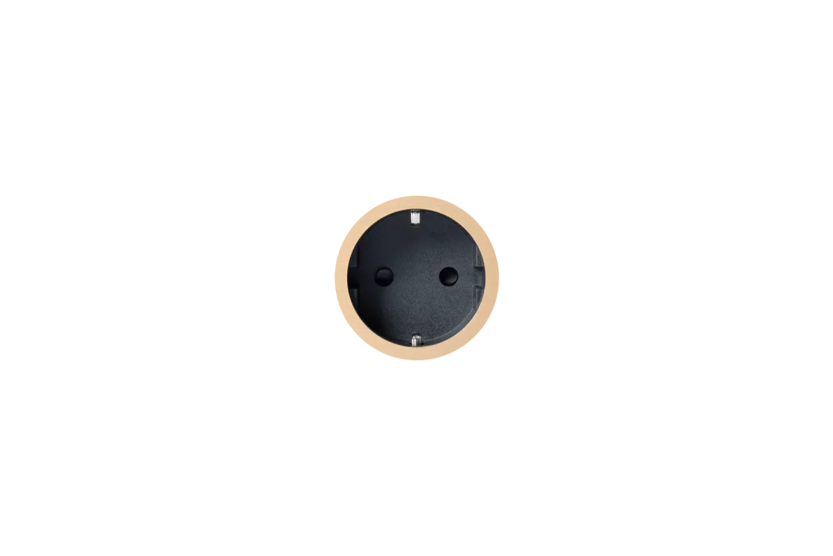 SOCKET 2.0 - 1 stikk - Til Stein/tre plater mellom 5-30mm - Ø48mm -Brushed brass - Image 2
