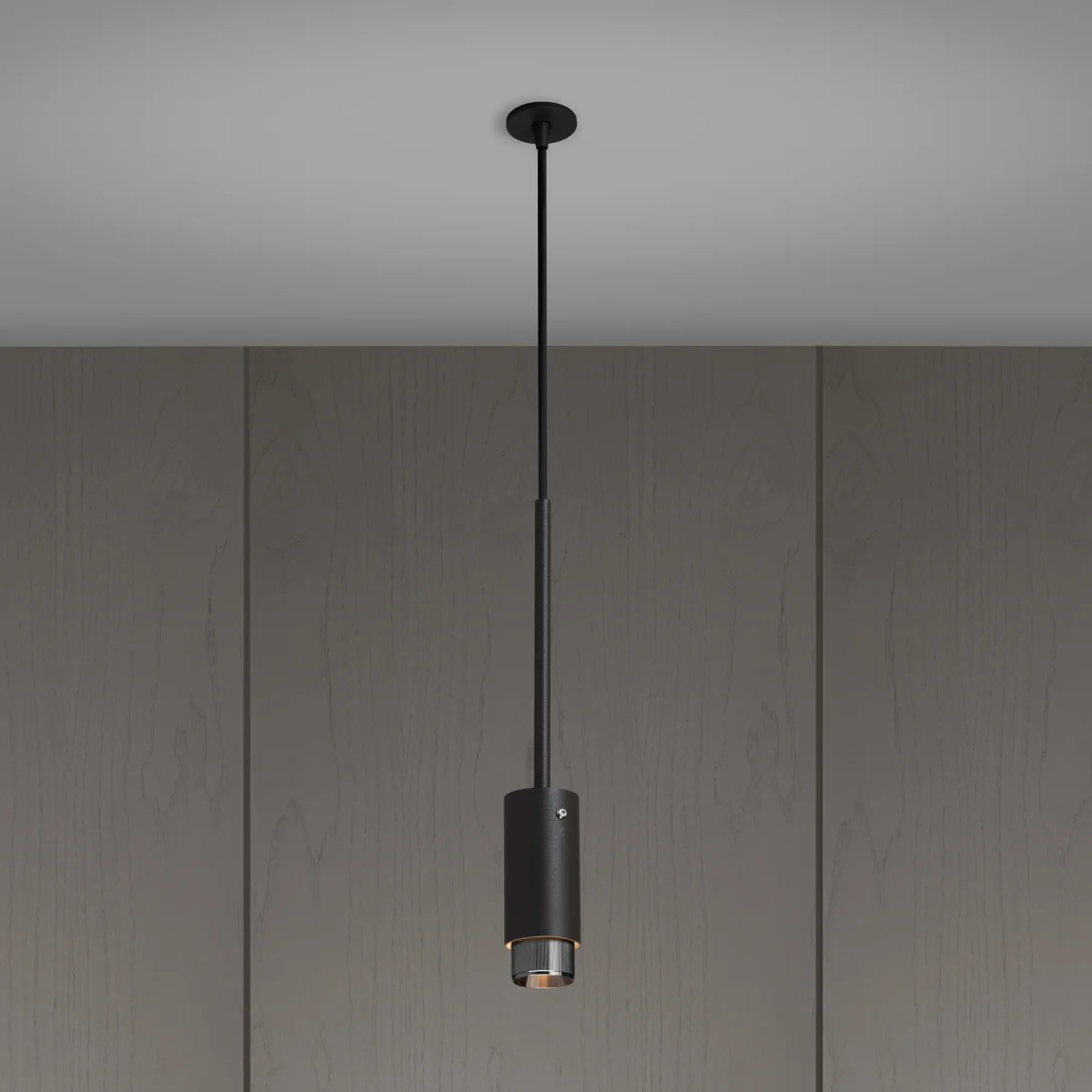 EXHAUST PENDANT / LINEAR / GRAPHITE /STEEL