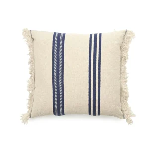 Indigo stripe putetrekk 44x44 cm