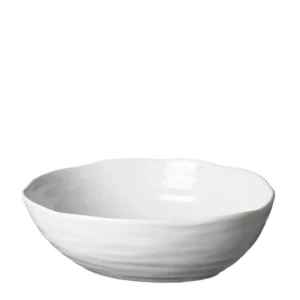 Skål Oval Stor Capri 30x25x9,5cm, Hvit