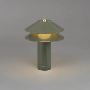 MINALE - 2SHADES - BÆRBAR BORDLAMPE - IP44 - Oppladbar - Olive Green