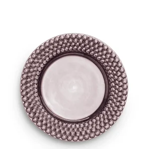 Bubbles Rund Tallerken 28cm, Plomme