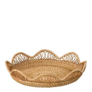 Anira brødkurv M rattan, Ø30 cm