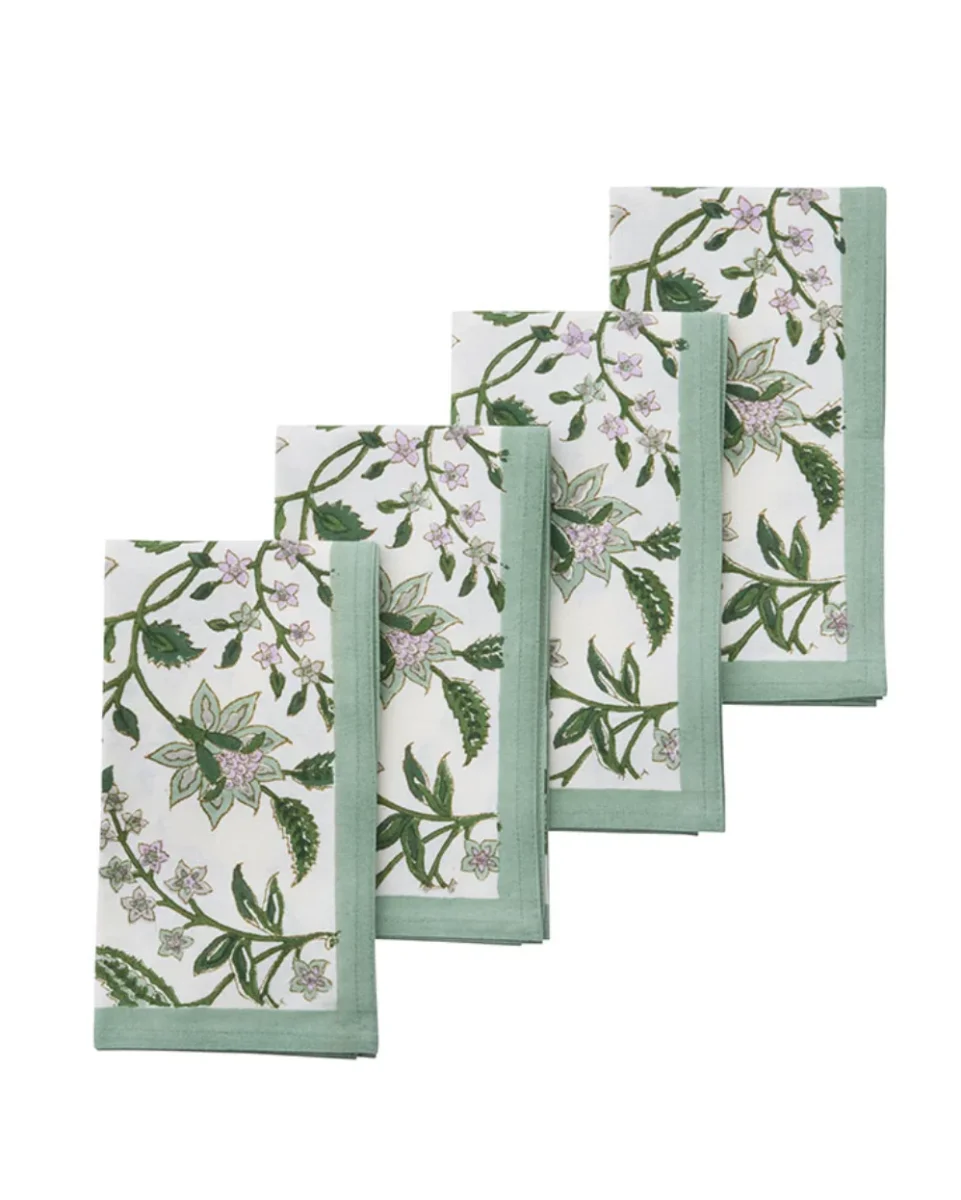 Tøyservietter Divya Parrot 4/pk