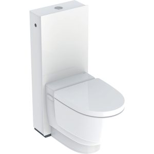Aquaclean Mera Classic dusjtoalett gulv, hvit glass