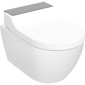 Aquaclean Tuma Comfort veggskål, deksel svart glass