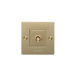 BUSTER + PUNCH® EU | 1G Enkel impuls vippebryter | Brass