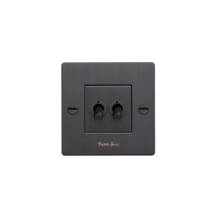 BUSTER + PUNCH® EU | 1G Dobbel impuls vippebryter | Smoked Bronze