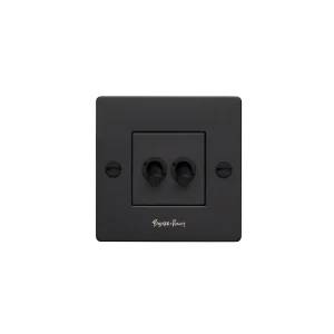 BUSTER + PUNCH® EU | 1G Dobbel impuls vippebryter | Black