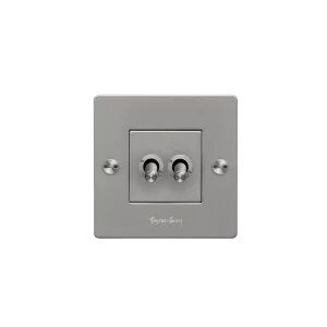 BUSTER + PUNCH® EU | 1G Dobbel impuls vippebryter | Steel