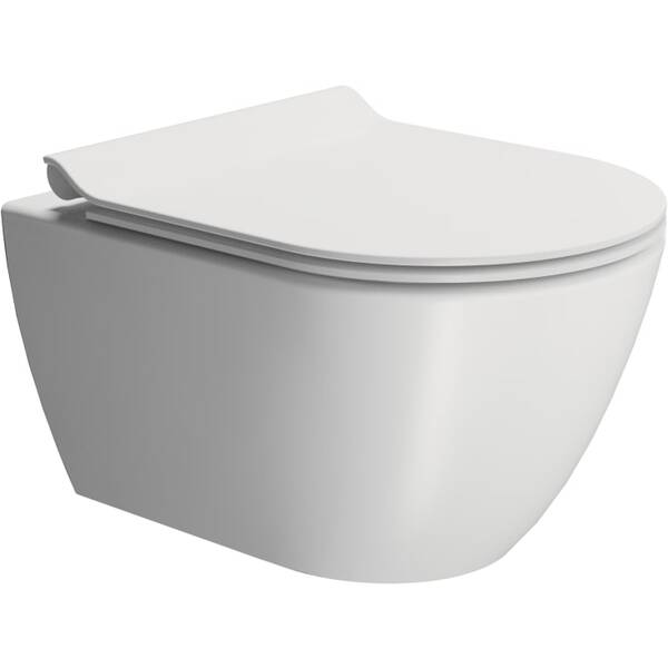 GSI Pura veggskål uten spylekant, hvit, 500x360x335 mm - Image 2