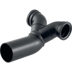 Geberit 110/90 dobbelt klosettbend, vannrett montasje