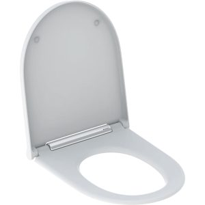 Geberit One toalettsete hardplast krom, m/Soft-Close og Quick-Release blank krom