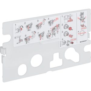 Geberit beskyttelsesplate f/Kappa 15 cm
