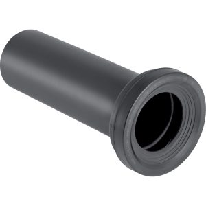 Geberit tilkoblingsrør f/toalett, svart 90mm