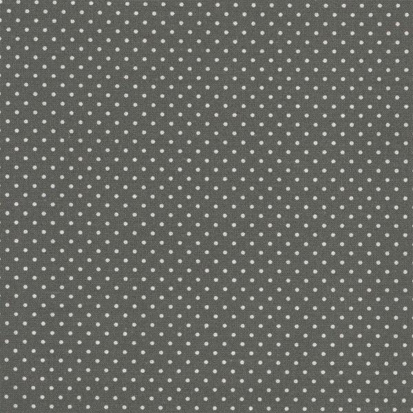 Voksduk: Dots-Charcoal (2 meter)