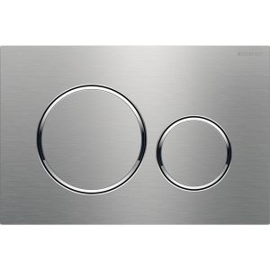 Sigma 20 betjeningsplate, børstet/polert ring