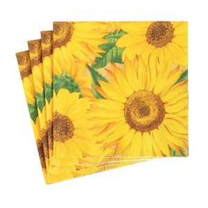 Servietter: Solsikker (sunflower) kaffe