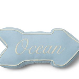 RM Beach Sign Bix Pillow