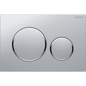 Geberit Sigma 20 trykkplate krom matt