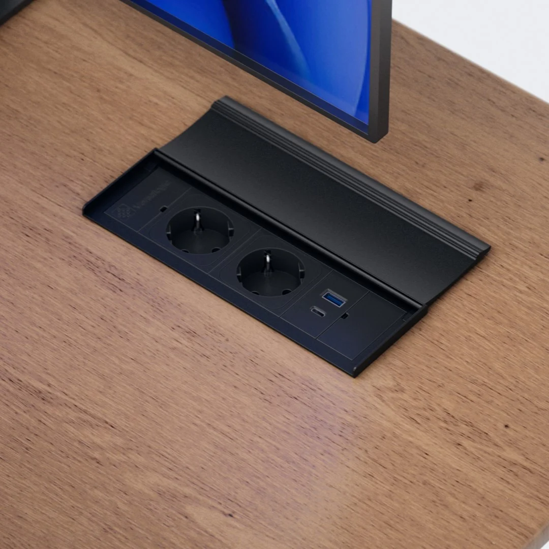 VERSALID | 2 STIKK + 2 USB C+C - 47W | MATT SORT - Image 2