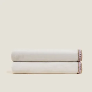 Soft bamboo Neve bordo pledd, 160x200