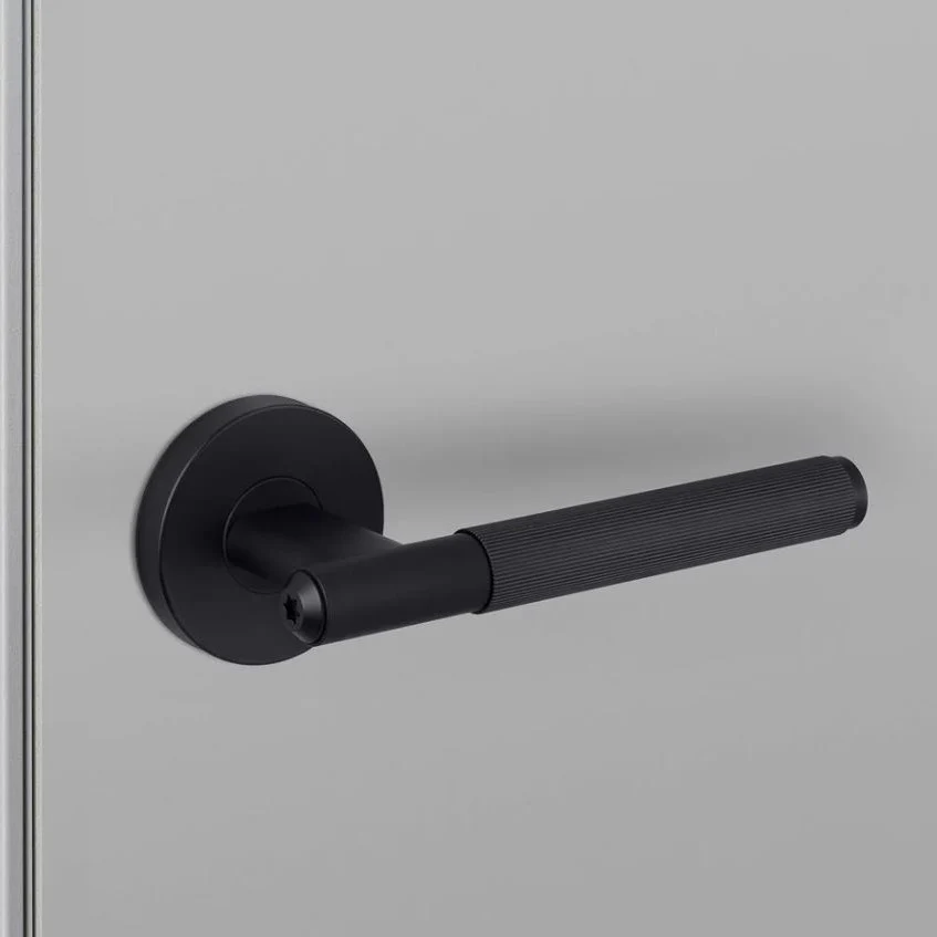 BUSTER + PUNCH® - DOOR HANDLE SET / LINEAR / SWE / SPRUNG / WELDERS BLACK - Image 2