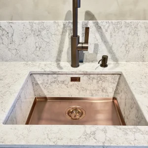 Kjøkkenvask bunn til Stein, Dekton eller Corian - 546x446X20mm - Phantom Base - KOBBER