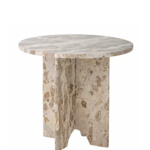 Jasmia sidebord marmor, brun