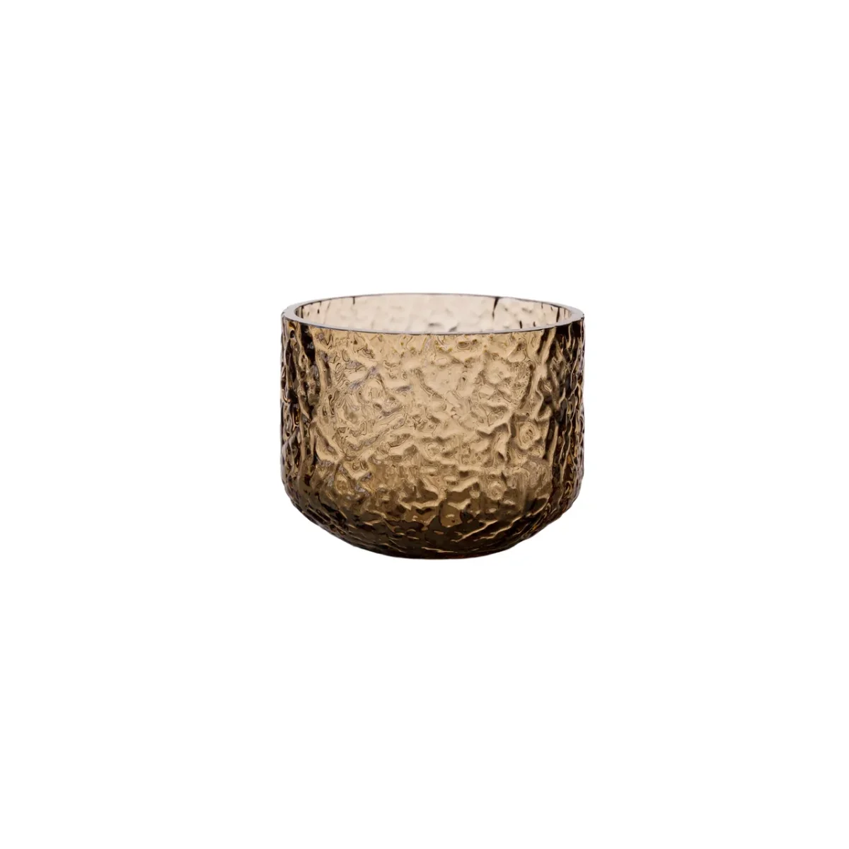 Telysholder mønstret glass Ø8xH6 cm - Image 2