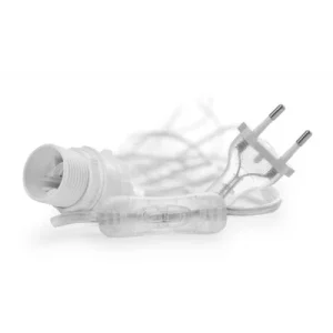 Takoppheng til adventsstjerne, Transparent Kabel