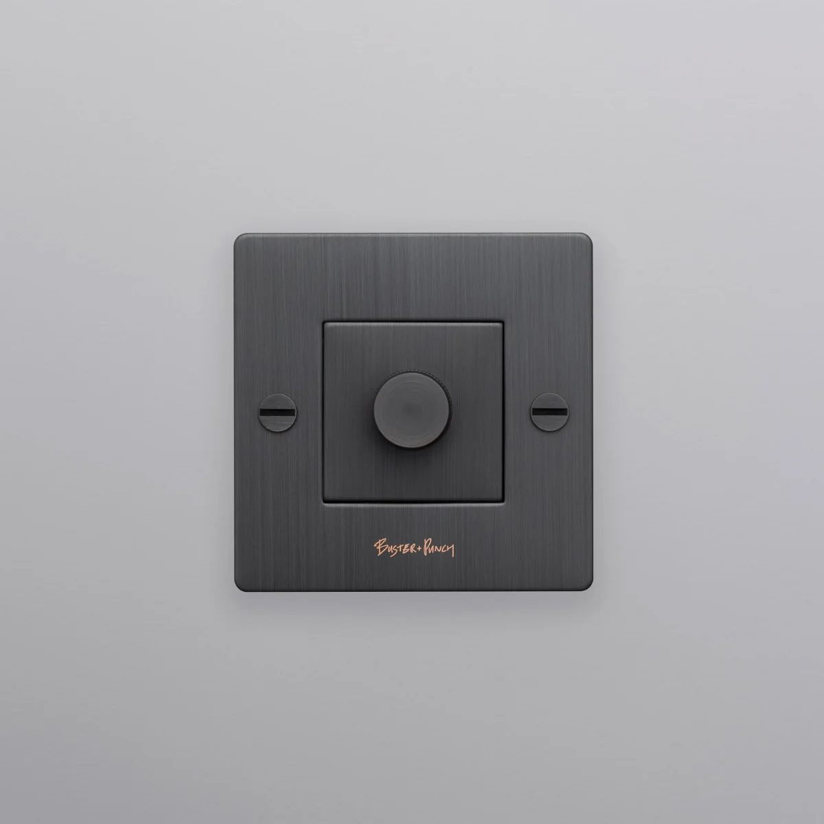 BUSTER + PUNCH® EU - 1G DIMMER / 250W LED / RETRACTIVE SWITCH COMPATIBLE ONLY - smoked bronze - Image 3