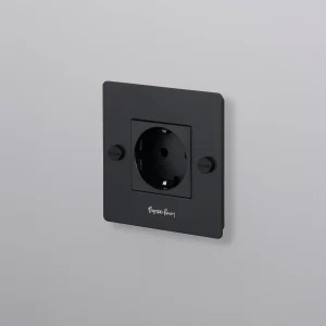 BUSTER + PUNCH® EU - 1G SOCKET / SCHUKO - black