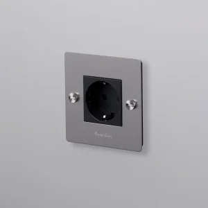 BUSTER + PUNCH® EU - 1G SOCKET / SCHUKO - steel
