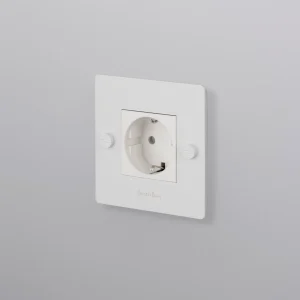 BUSTER + PUNCH® EU - 1G SOCKET / SCHUKO - white
