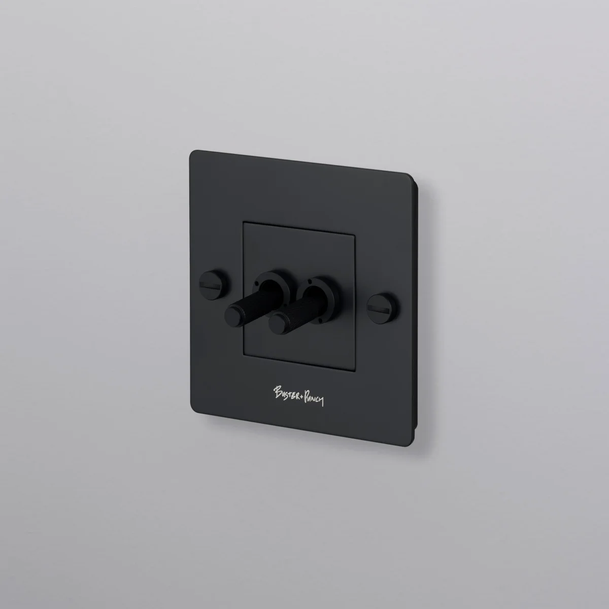 BUSTER + PUNCH® EU - 1G DOUBLE TOGGLE SWITCH black - Image 2
