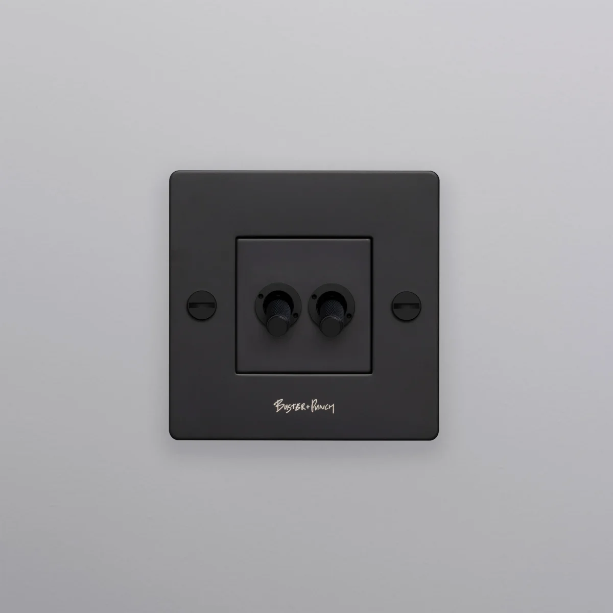 BUSTER + PUNCH® EU - 1G DOUBLE TOGGLE SWITCH black - Image 3
