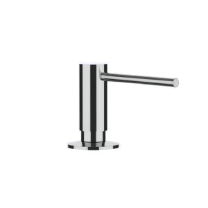 GUGLIELMI SÅPEDISPENSER RUND - Innebygd dispenser i rustfritt stål med last ovenfra, 300 ml - 55 - Brushed Nickel finish