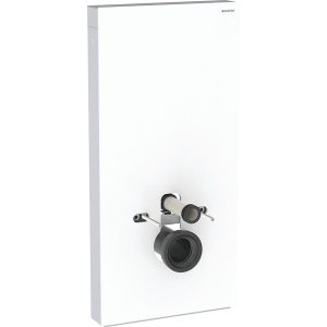 Monolith sisternemodul for vegghengt klosett, hvit
