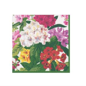 Exuberance rhododendron servietter (kaffe)