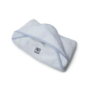 Baby Terry Towel (white/blue)