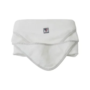 Baby Terry Towel (white/grey)