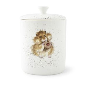 The Diet Starts Tomorrow Hamster BISCUIT BARREL
