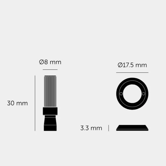 BUSTER + PUNCH | VIPPEBRYTER / DETAIL KIT / TOGGLE / LINEAR / NO TORX CAPS / BRASS - Image 3