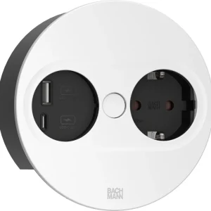 TWIST 2 | 1 STIKK + 2 USB A+C | MATT HVIT